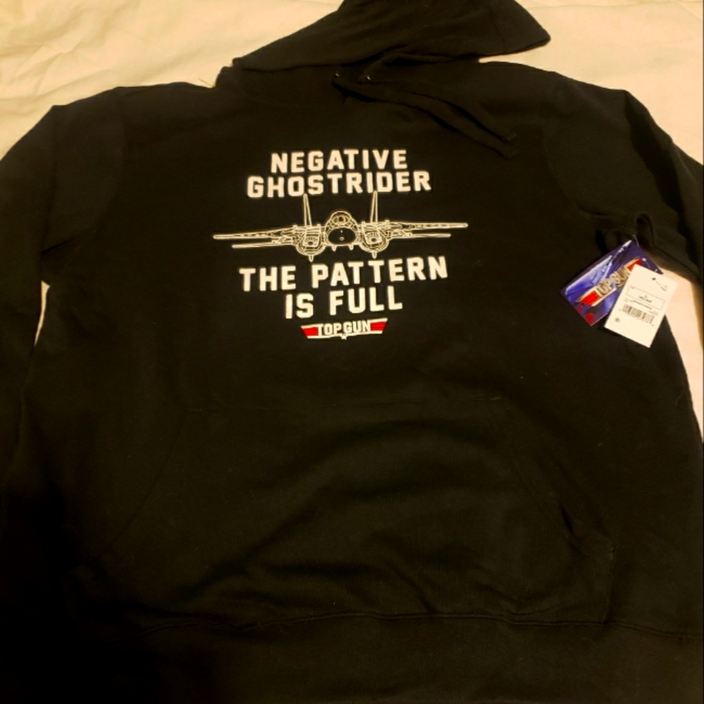 Top Gun Mens Black hoodie
